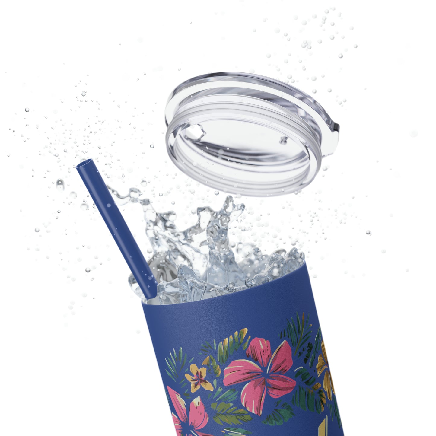 Aloha Tropical Floral 20oz Skinny Tumbler