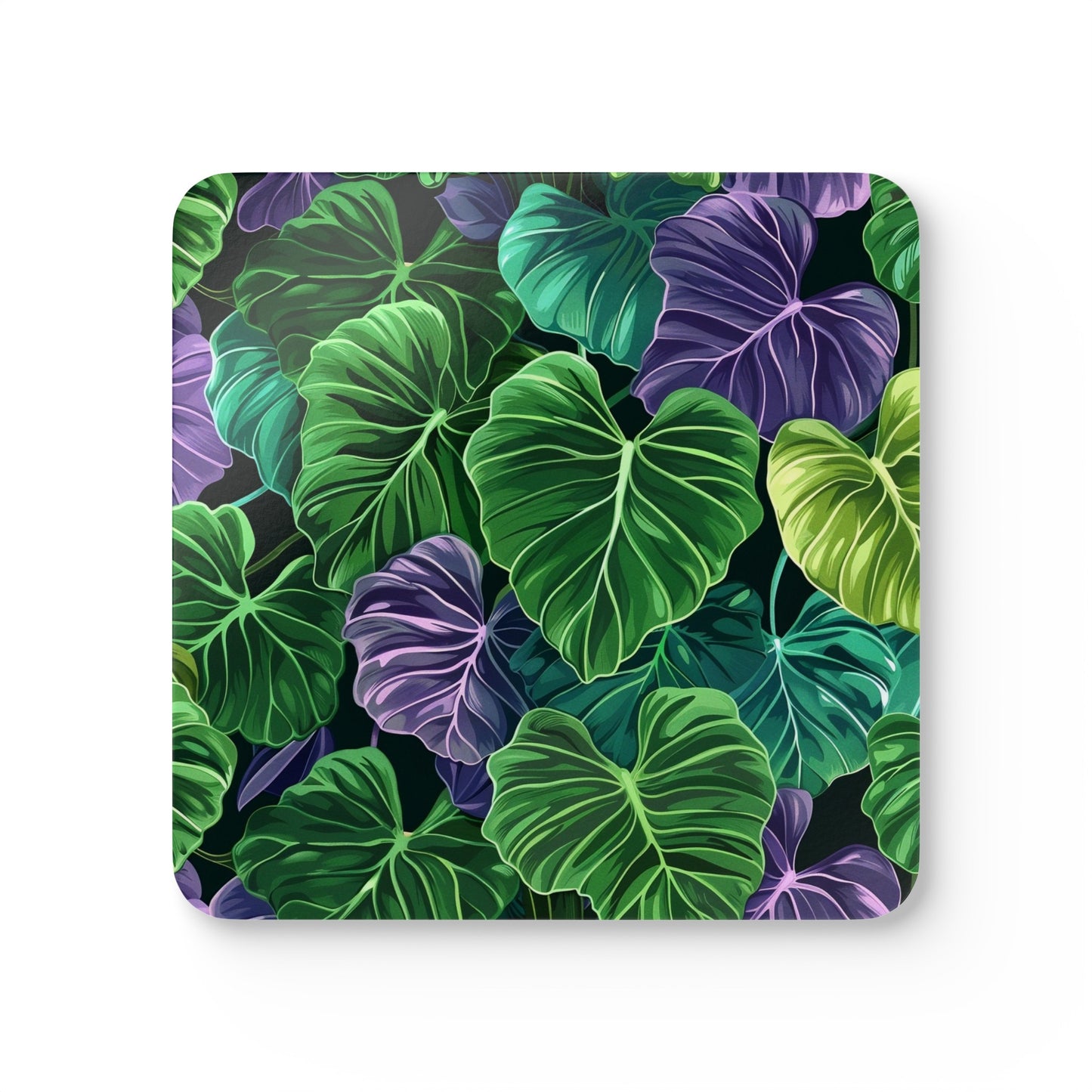 Taro Leaves Coaster Set