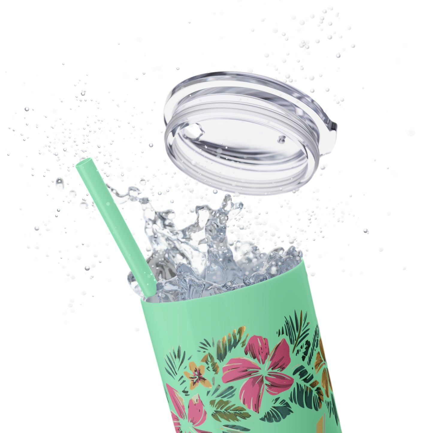 Aloha Tropical Floral 20oz Skinny Tumbler