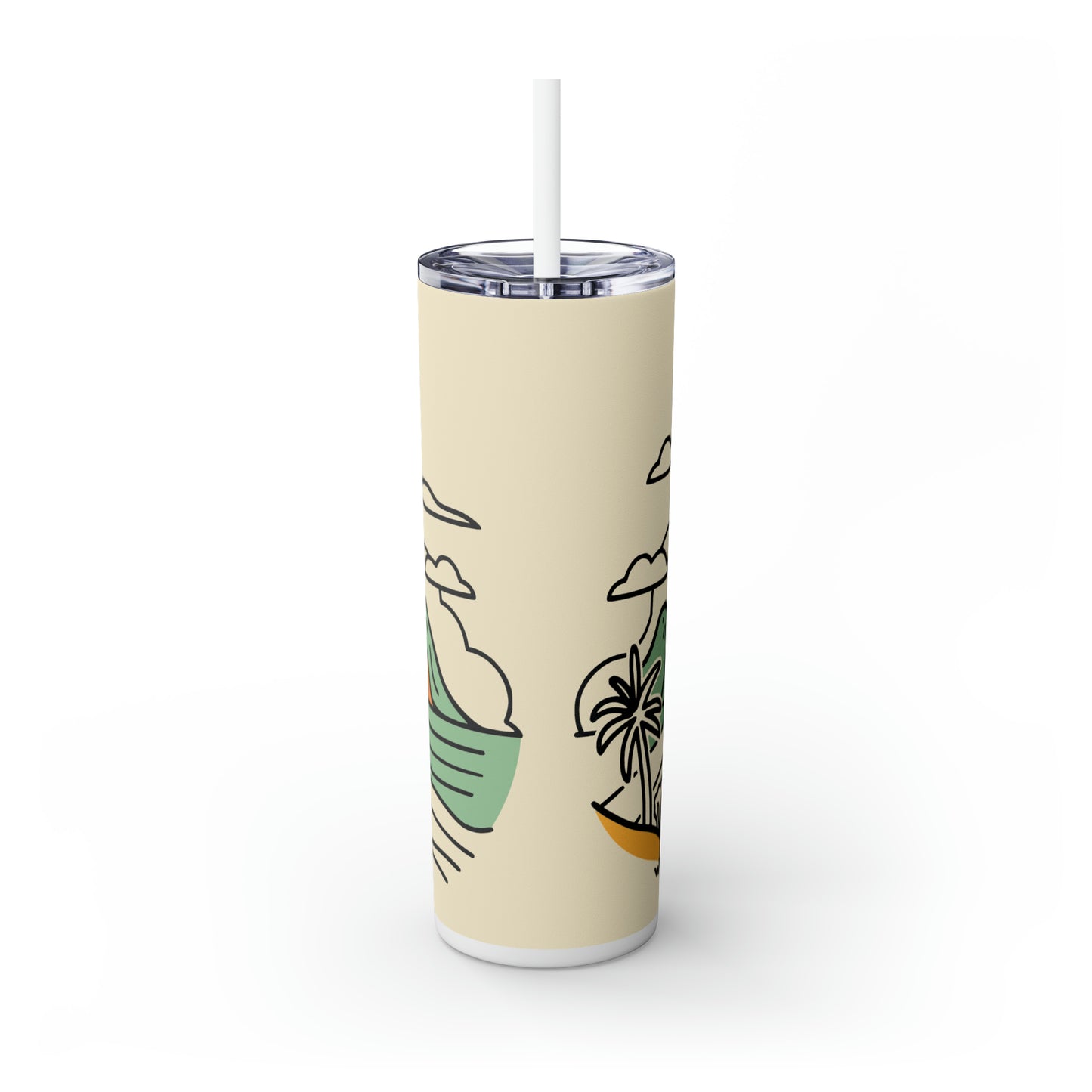 Island Sunshine Line Art 20oz Tumbler
