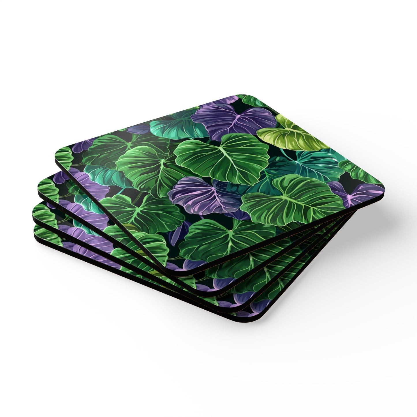 Taro Leaves Coaster Set