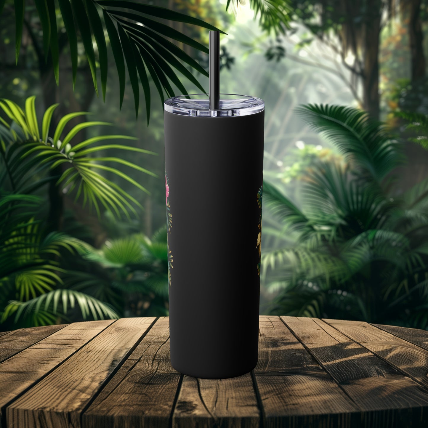 Aloha Tropical Floral 20oz Skinny Tumbler