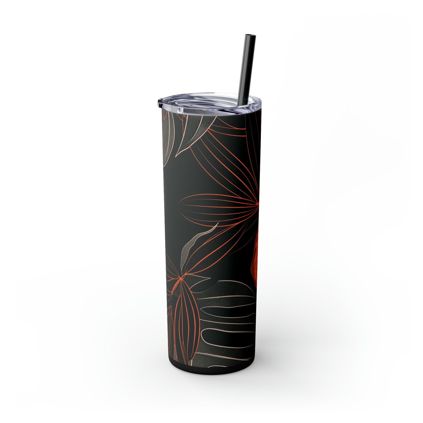 Red Hibiscus Line Art 20oz Tumbler