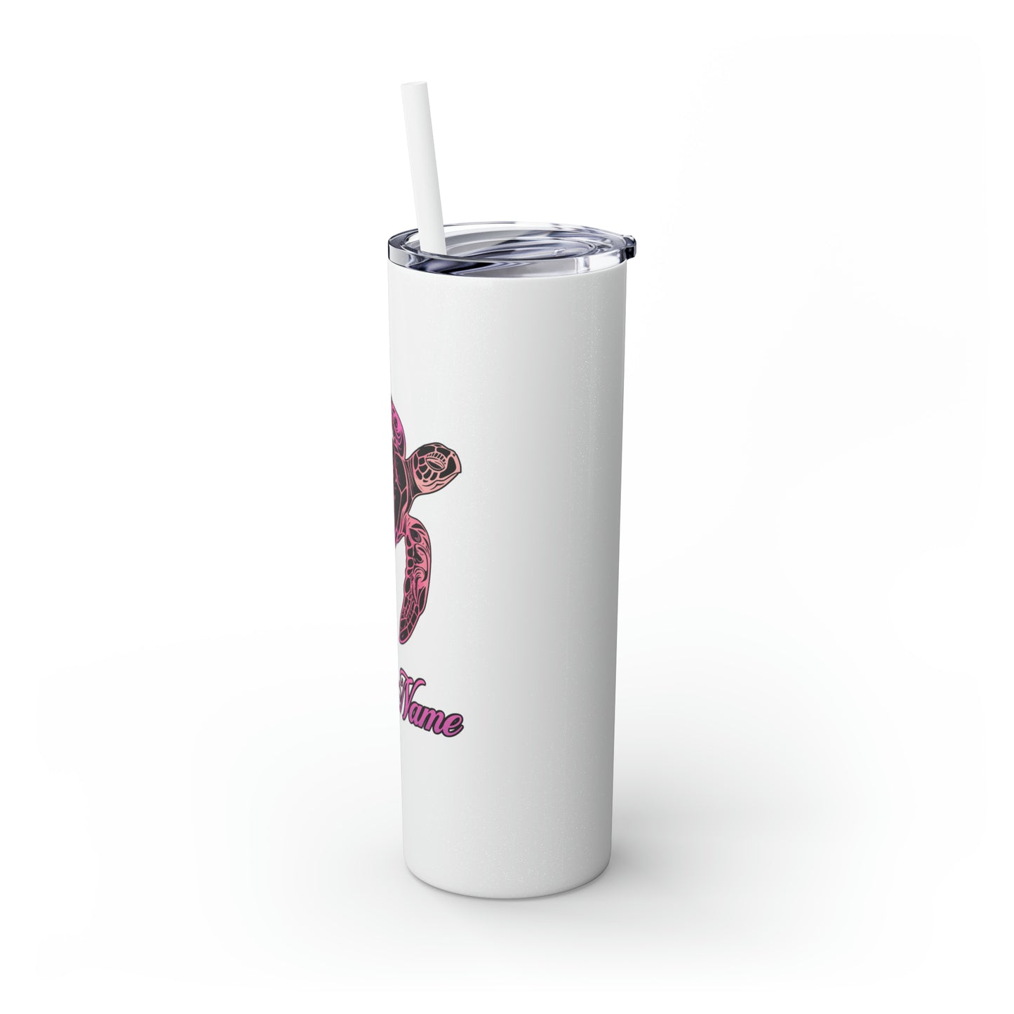 Personalized Pink and Purple Honu 20oz Tumbler