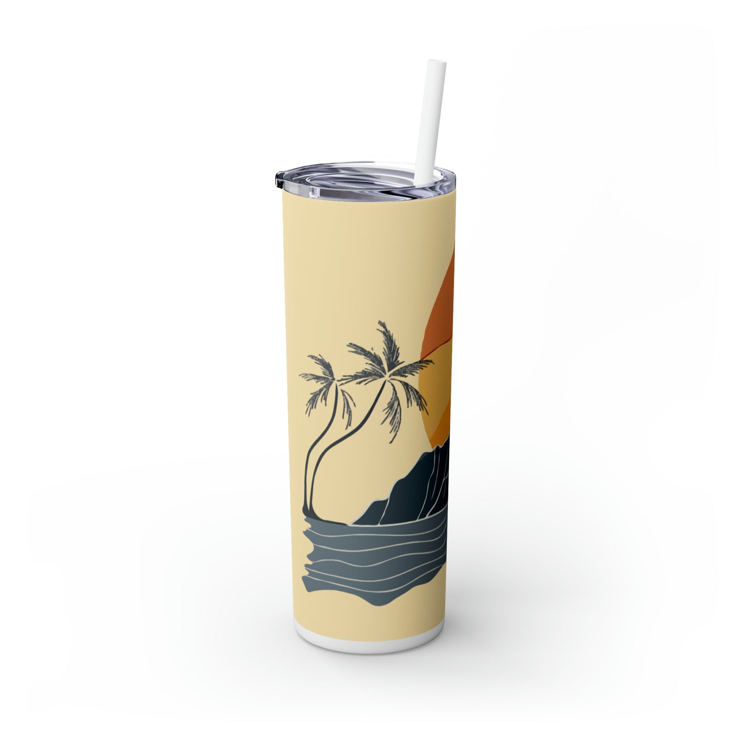 Palm Trees and Island Sunset 20oz Tumbler