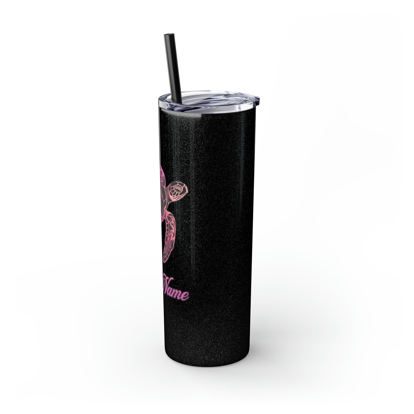 Personalized Pink and Purple Honu 20oz Tumbler