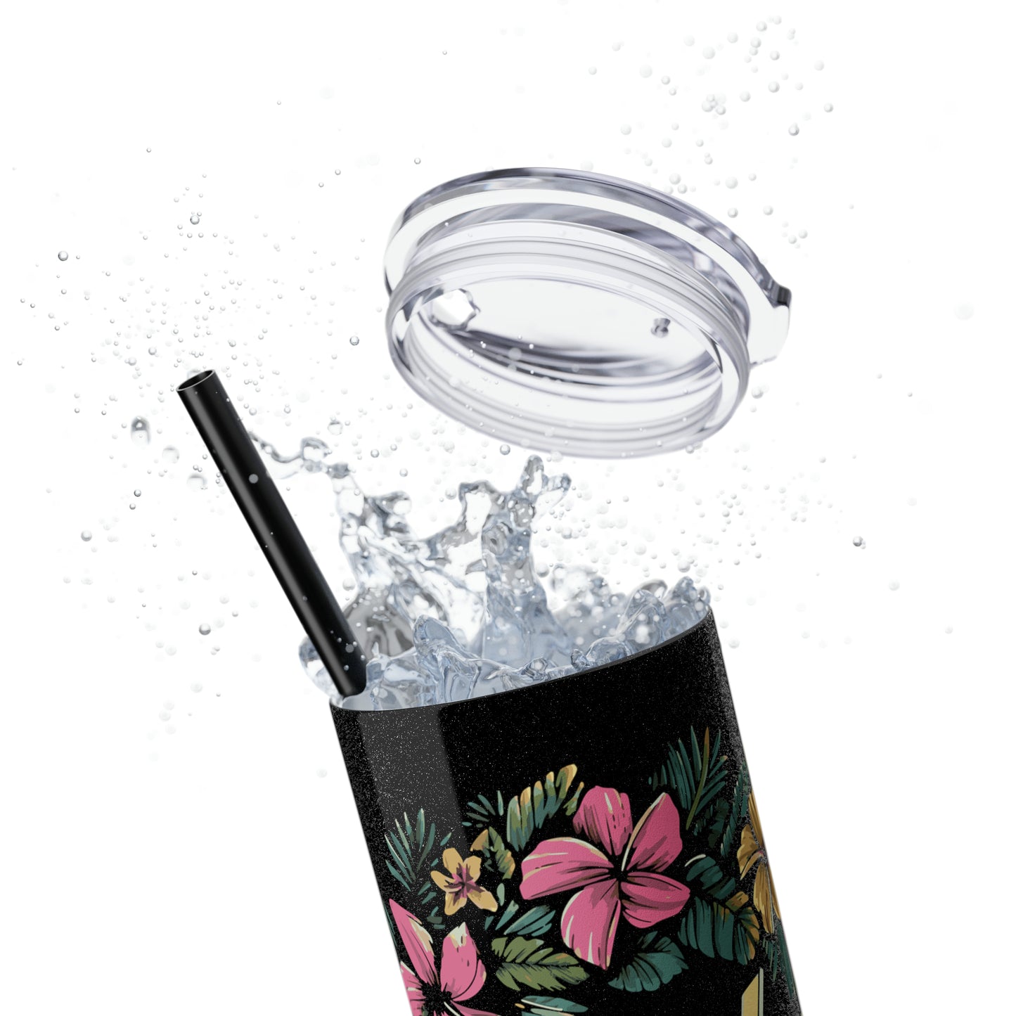 Aloha Tropical Floral 20oz Skinny Tumbler