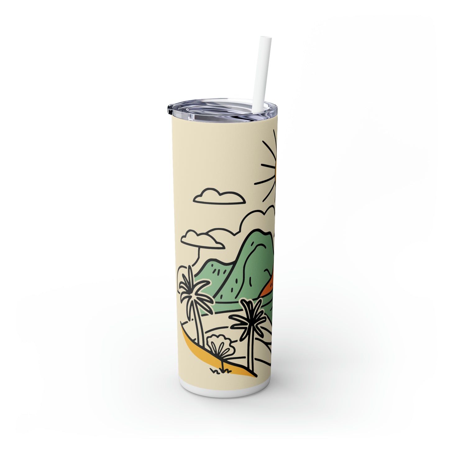 Island Sunshine Line Art 20oz Tumbler