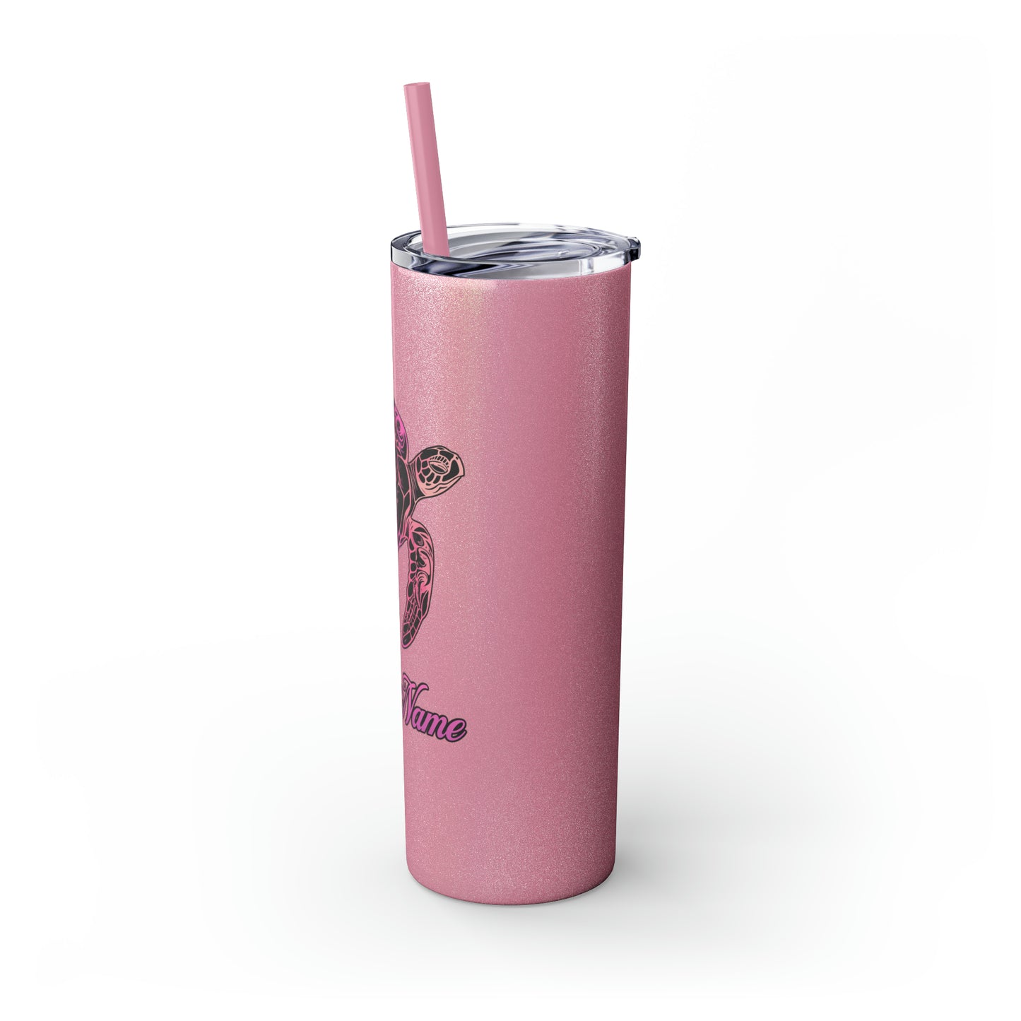 Personalized Pink and Purple Honu 20oz Tumbler