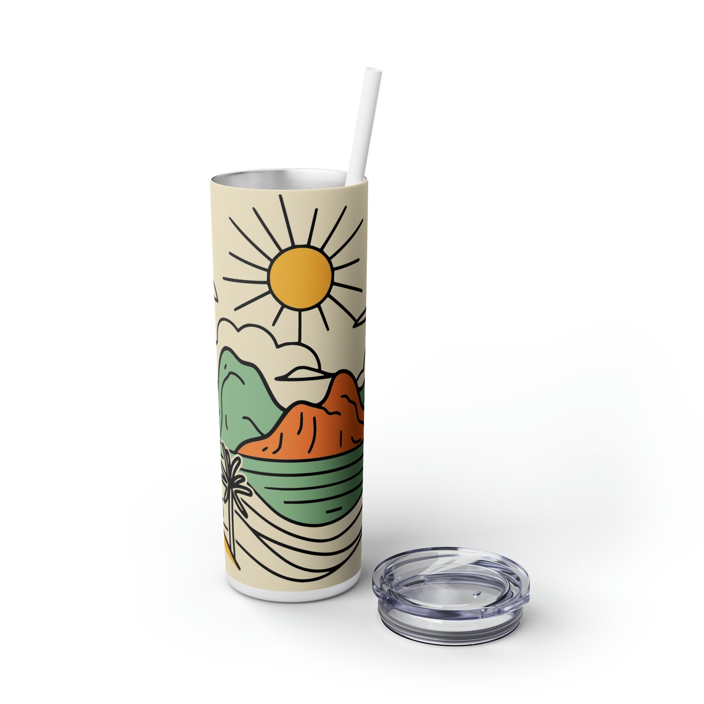 Island Sunshine Line Art 20oz Tumbler