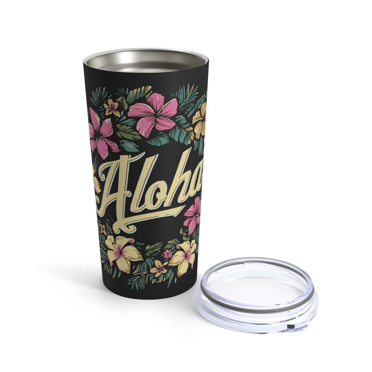 Aloha Tropical Floral Tumbler 20oz