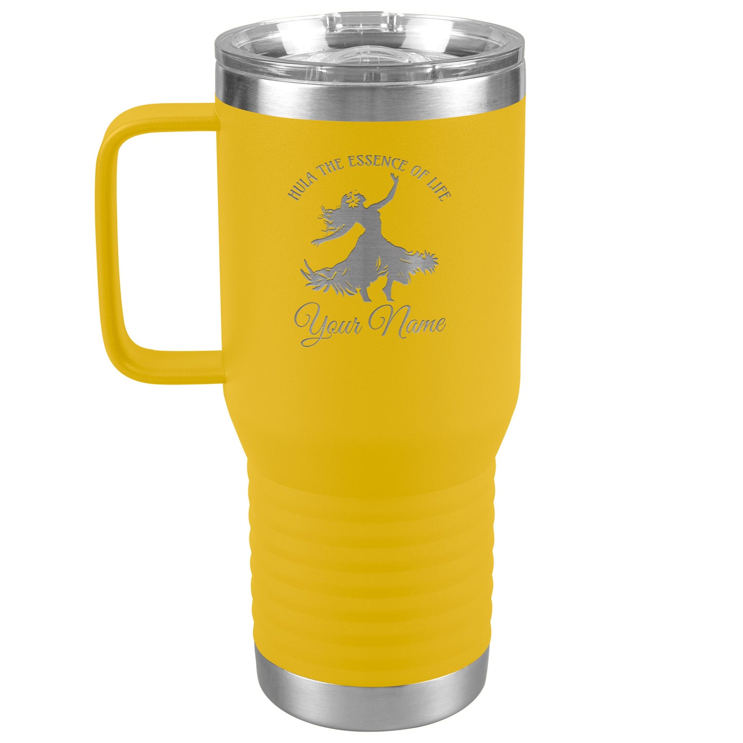 Personalized Engraved Hula Dancer 20oz Tumbler