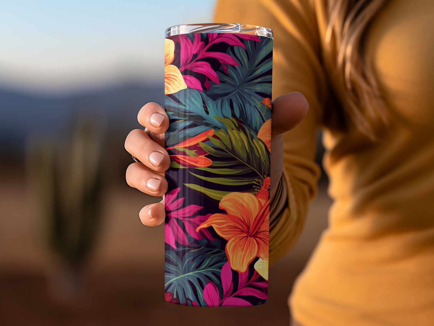 Tropical Floral 20oz Tumbler