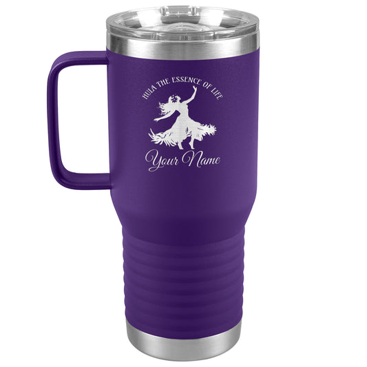 Personalized Engraved Hula Dancer 20oz Tumbler