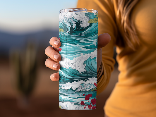 Tropical Waves 20oz Tumbler