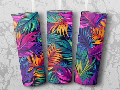 Tropical Leaves 20oz Tumbler
